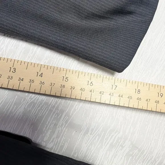 Yves Saint Laurent YSL Suit Blazer 44R Black Worsted Wool Made in Canada VTG - Picture 6 of 10